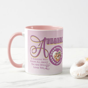 Customise Modern Best Friends Chic Quote  Mug