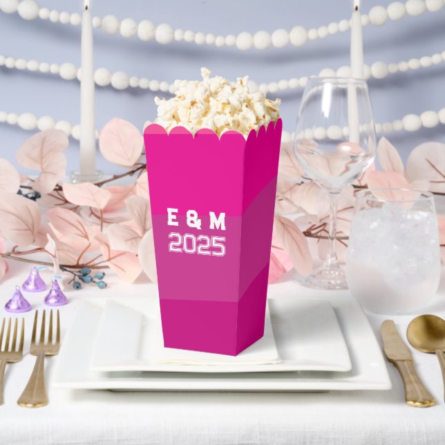 Customise Monogram Love  Favour Box (Wedding)