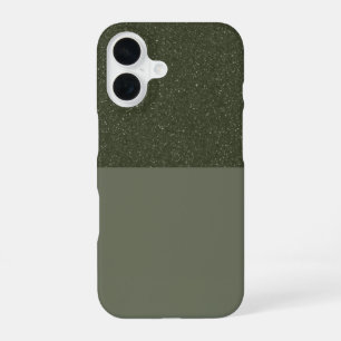 Customise Moss & Glitter iPhone 16 Case