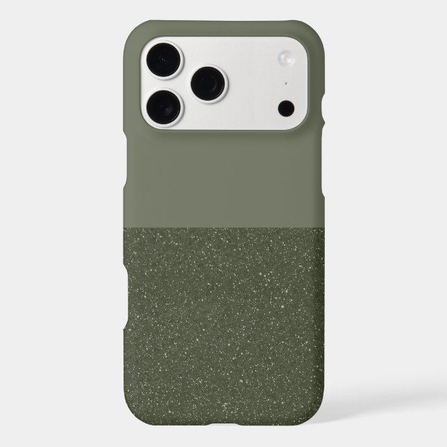 Customise Moss Green iPhone Case (Back)