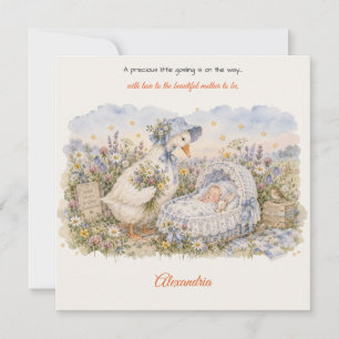 Customise Mother Goose Baby Cradle Baby Shower