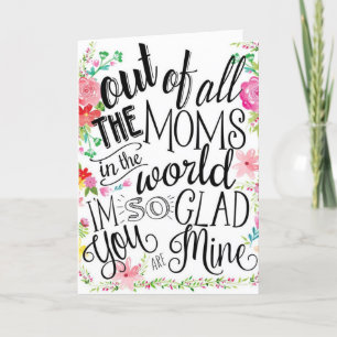 Customise Mother's Day Card - Floral