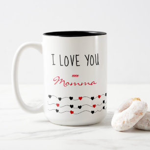 Customise Mothers Quote Two-Tone Coffee Mug