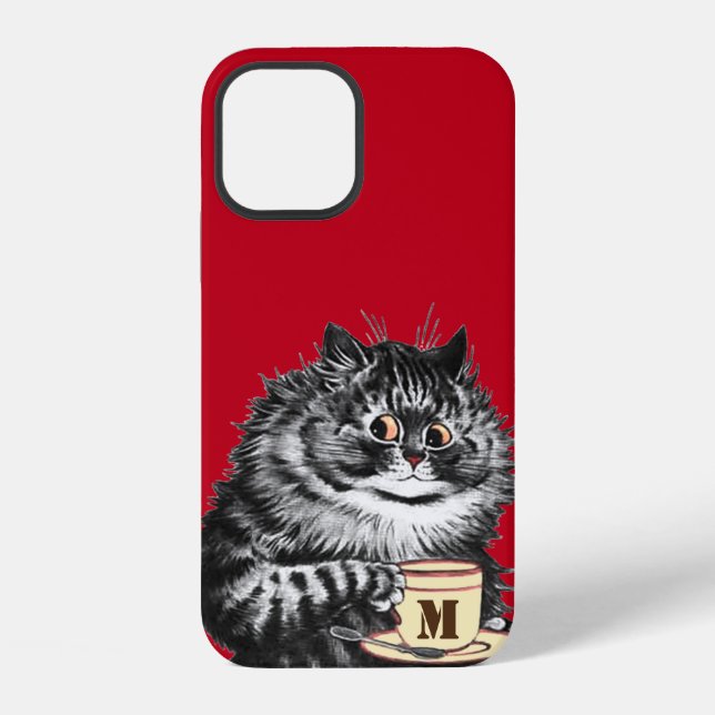 Customise Mug Initial, Louis Wain iPhone Case (Back)