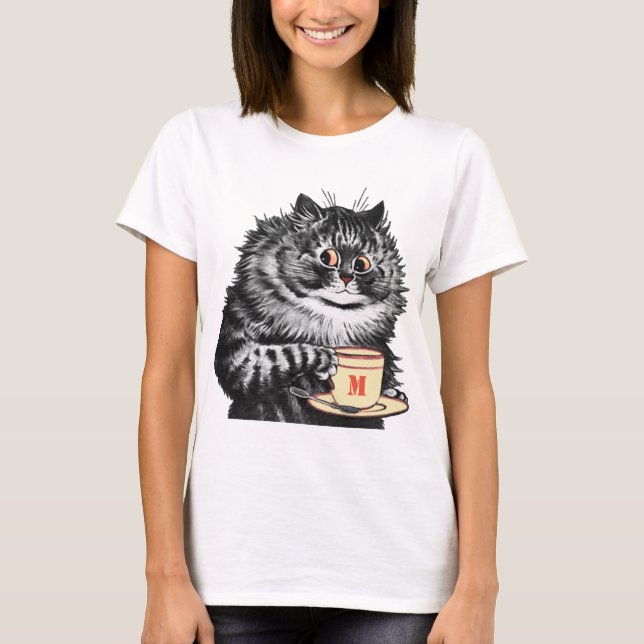 Customise Mug Initial, Louis Wain T-Shirt (Front)