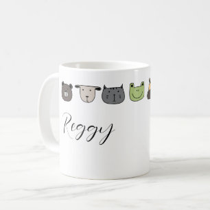Customise Mugs - Animal Faces