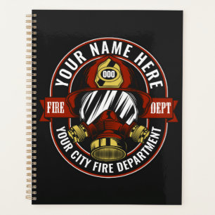 Customise NAME Firefighter Helmet Mask Fire Rescue Planner