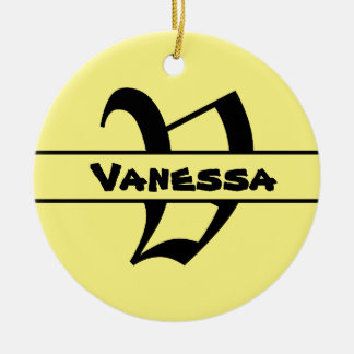 Customise Name Letter ornament 