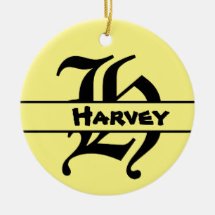 Customise Name Letter ornament 