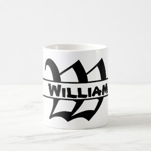 Customise Name Letter ornament Coffee Mug