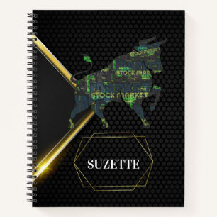 Customise Name   Personalised Traders Notebook