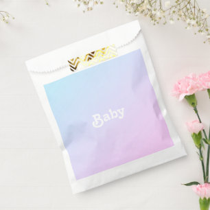 Customise Name photo Baby Shower, birthday Favour Bags