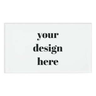 Customise name tag
