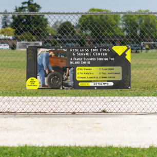 Customise New Used Tires Auto Repair Service  Banner