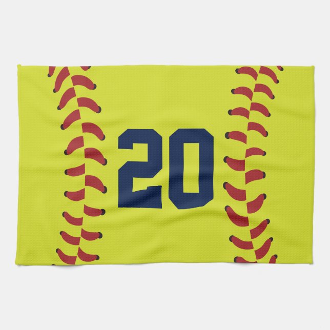 Customise Numbered Towel (Horizontal)