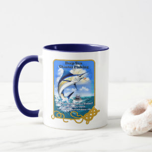Customise Ocean Sports Fishing Charter Boat Busine Mug