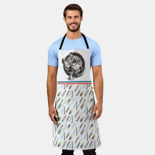 Customise Old Fashioned Barber Shop Apron