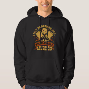 Customise on Back Name Date Retirement Pickleball Hoodie