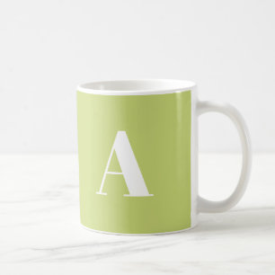 Customise, personalise Alphabet initial letter Coffee Mug