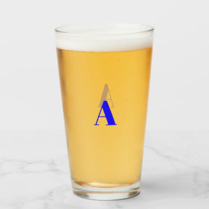 Customise, personalise Alphabet initial letter Glass