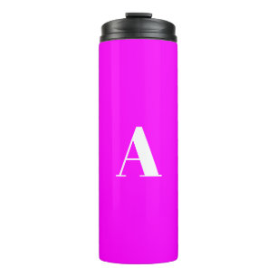 Customise personalise Alphabet initial letter Thermal Tumbler