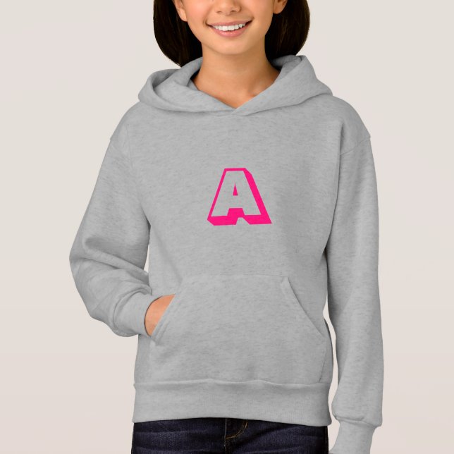 Customise, personalise alphabet initial monogram (Front)