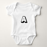 Customise, personalise alphabet initial monogram