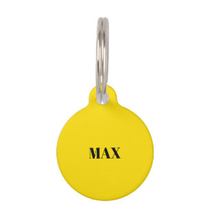 Customise personalise Double sided dog Name info Pet Tag