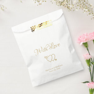 Customise, personalise, name text Wedding gift Fav Favour Bags