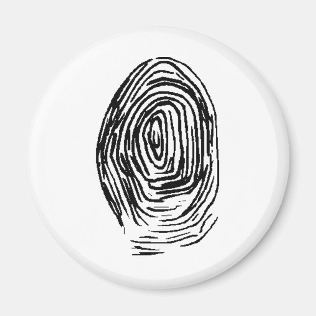 Customise Personalise These Fingerprint Gift Gifts Magnet (Front)