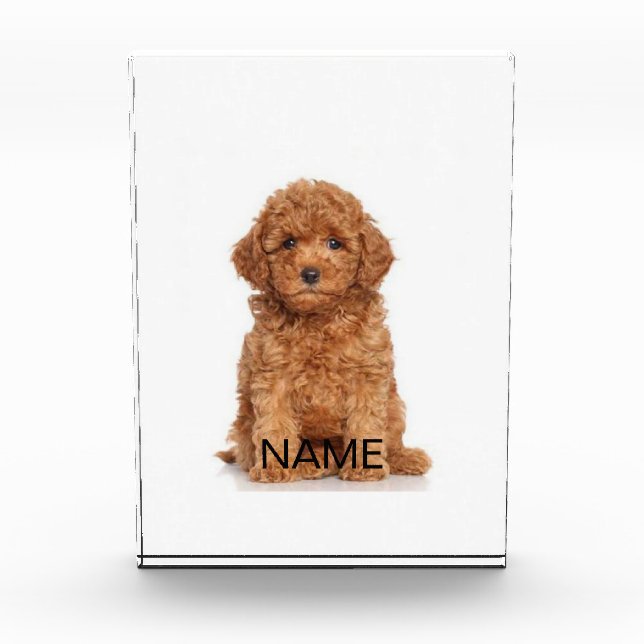 Customise personalise with photo, name photo block (Front)