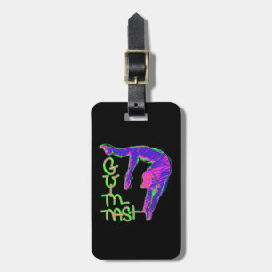 Customise Personalised Gymnastics Luggage tag