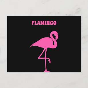 Customise Pink Flamingo Postcard