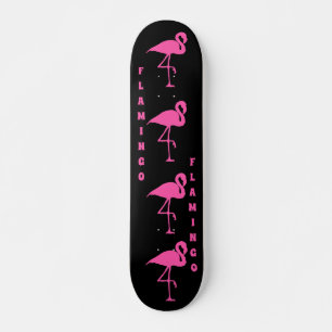 Customise Pink Flamingo Skateboard