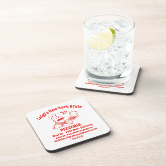 Customise Pizza Restaurant Detailed Graphic  Coaster