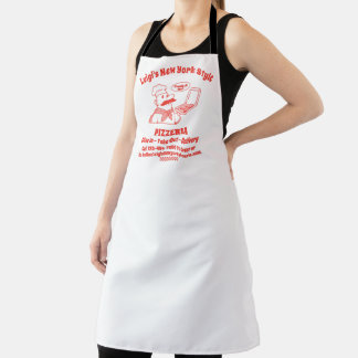 Customise Pizza Restaurant Detailed Pizza Chef Apron