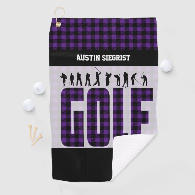 Customise Play Golf - DIY Background Colour Golf Towel (InSitu)