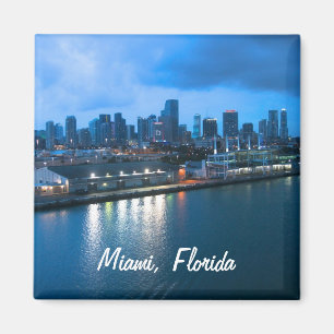 Customise Port of Miami photo Magnet