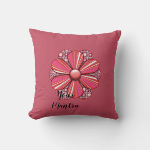Customise Pretty Flower Design Cushion