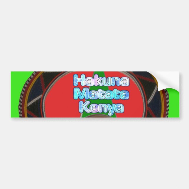 Customise Product Bumper Sticker (Front)