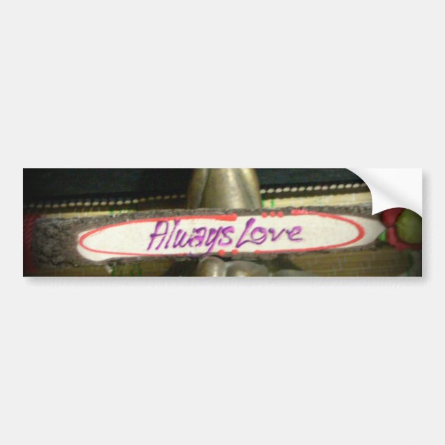 Customise Product Bumper Sticker (Front)