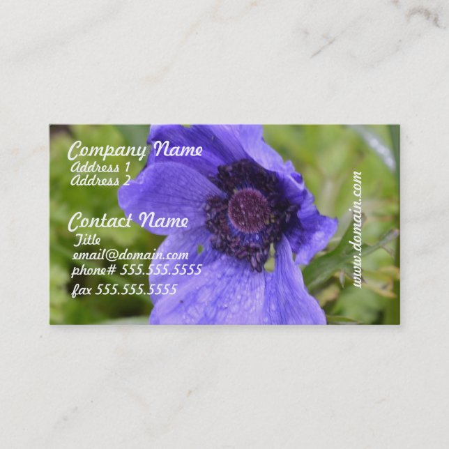Customise Product Business Card (Front)