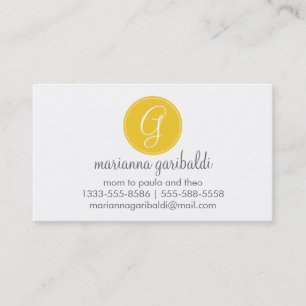Customise Product Calling Card