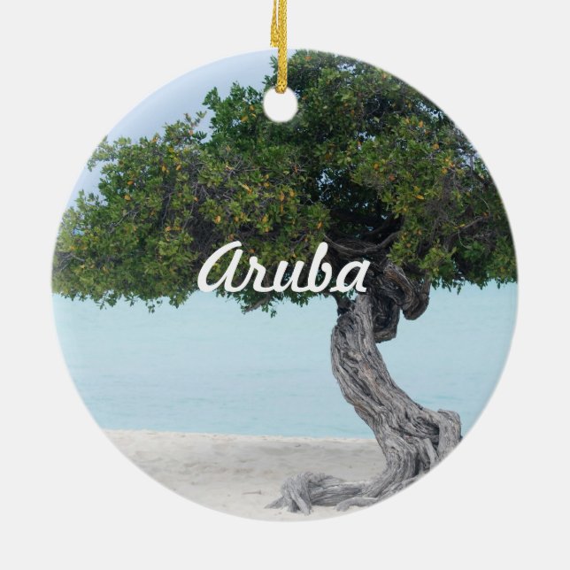 Customise Product Ceramic Tree Decoration (Back)