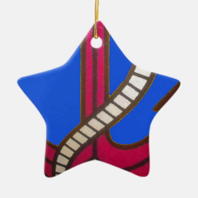 Customise Product Ceramic Tree Decoration (Front)