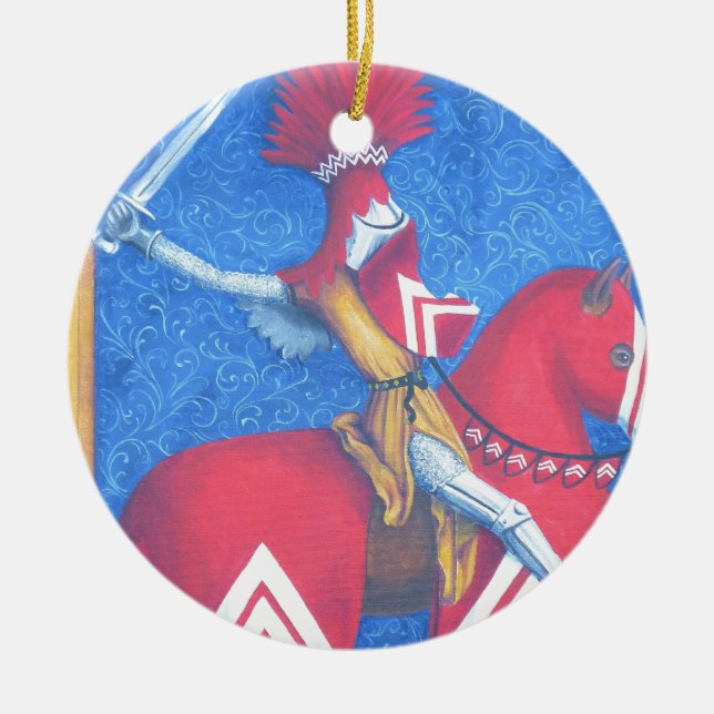 Customise Product Ceramic Tree Decoration (Front)