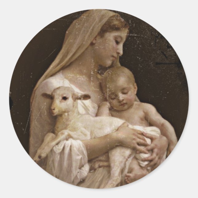 Customise Product Classic Round Sticker (Front)