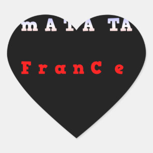 Customise Product Heart Sticker