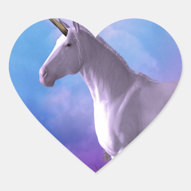 Customise Product Heart Sticker (Front)