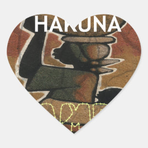 Customise Product Heart Sticker